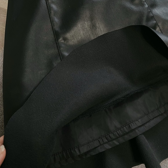 H&M Flared Faux Leather Skirt - Picture 10 of 11
